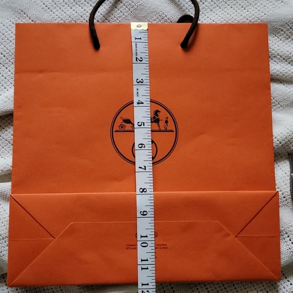 Hermes Box with ribbon and matching shopping bag - Picture 4 of 6